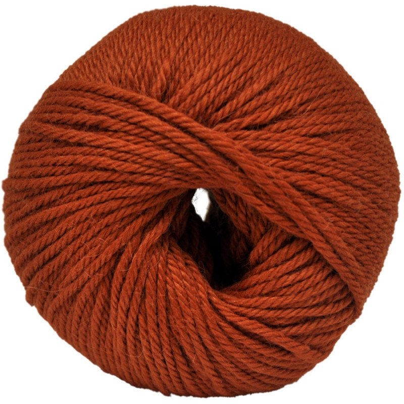 Lana de Baby Alpaca - Naranja oxido - 50 gr.