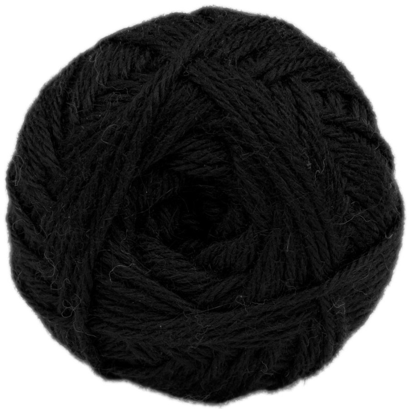 Negro - Llama/Merino - Bulky - 100 gr.