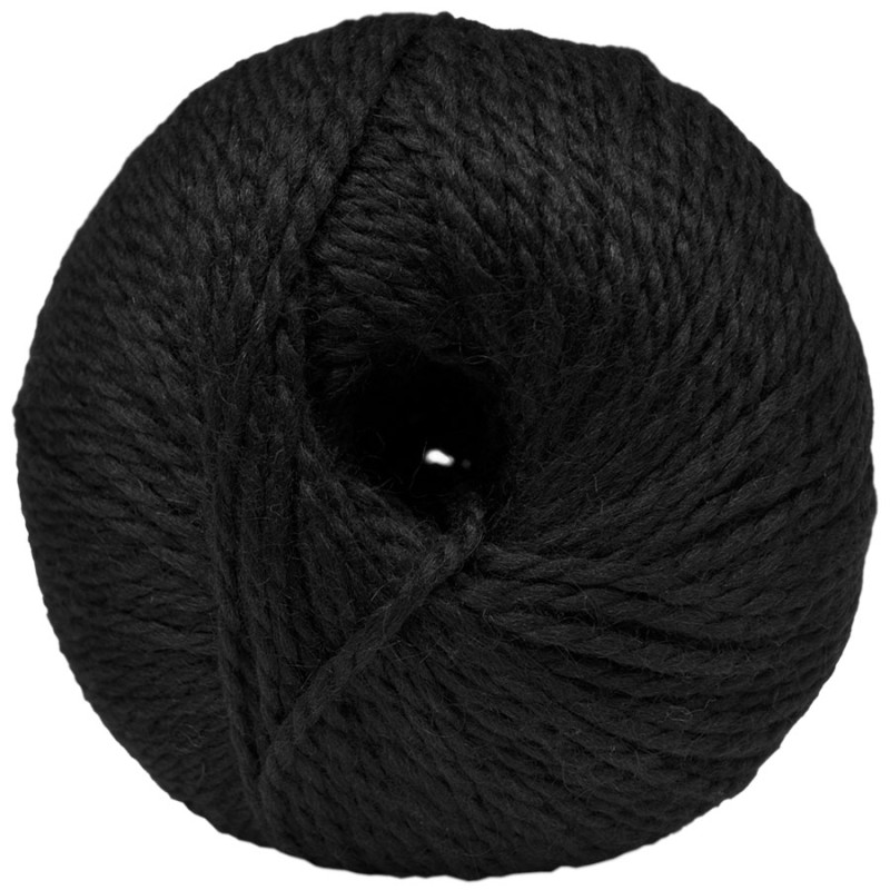 Lana de Alpaca y Oveja - Negro - 100 gr.