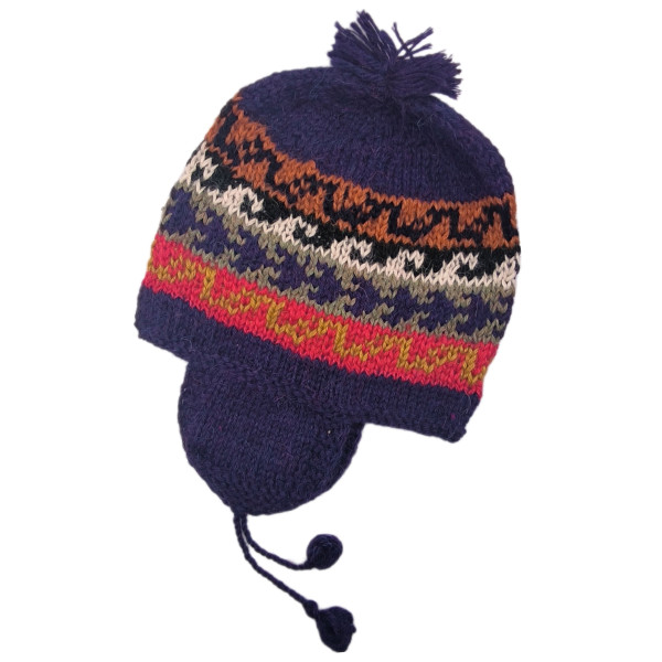 Gorro Andino Chu'llo Talla S - Lana de llama y alpaca