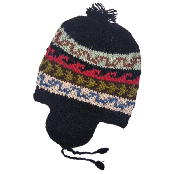 Gorro Andino Chu'llo Talla S - Lana de llama y alpaca