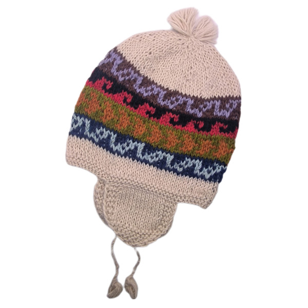 Gorro Andino Chu'llo - Lana de llama y alpaca