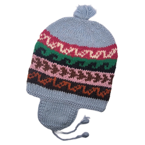 Gorro Andino Chu'llo - Lana de llama y alpaca