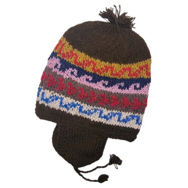 Gorro Andino Chu'llo - Lana de llama y alpaca