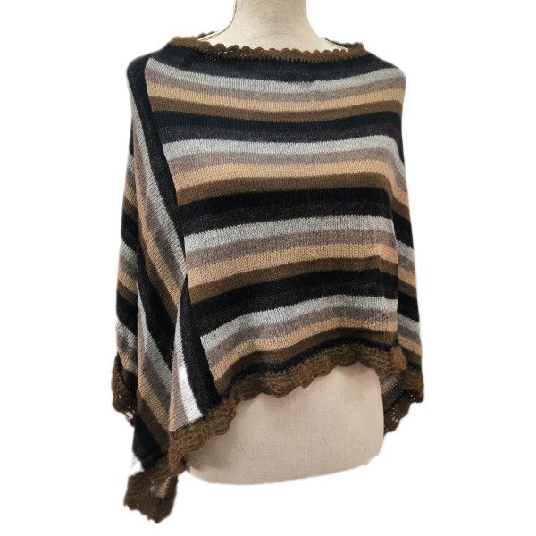 Poncho "Panqara" - Lana de alpaca