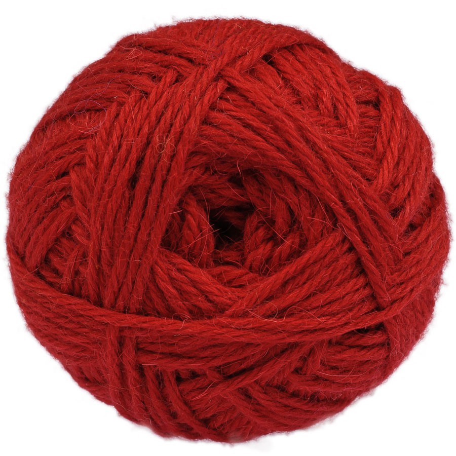 Rojo - Baby Llama/Merino - Bulky - 100 gr.