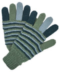 Talla L - Guantes coloridos - Tejidos a mano