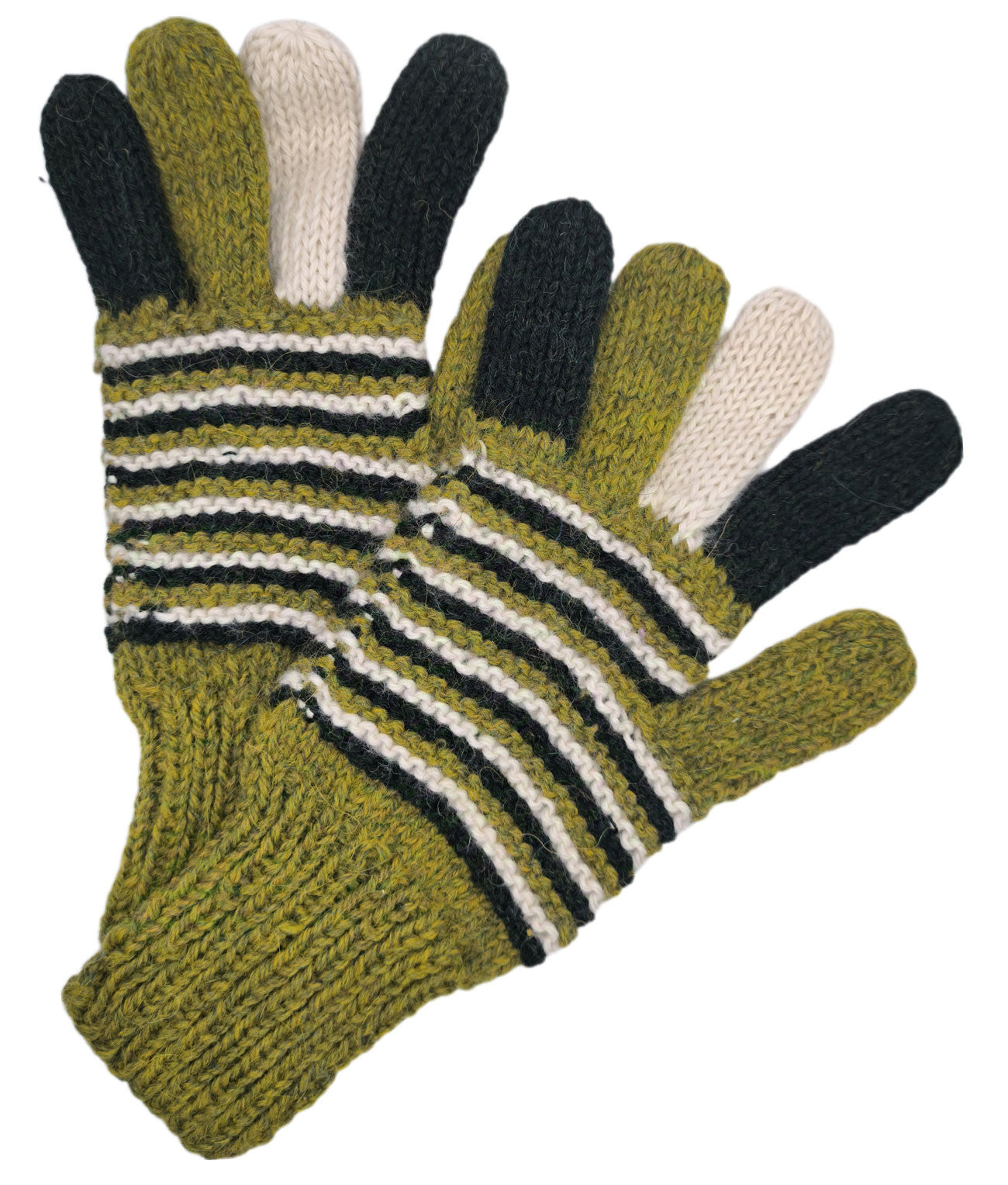 Talla M - Guantes coloridos - Tejidos a mano