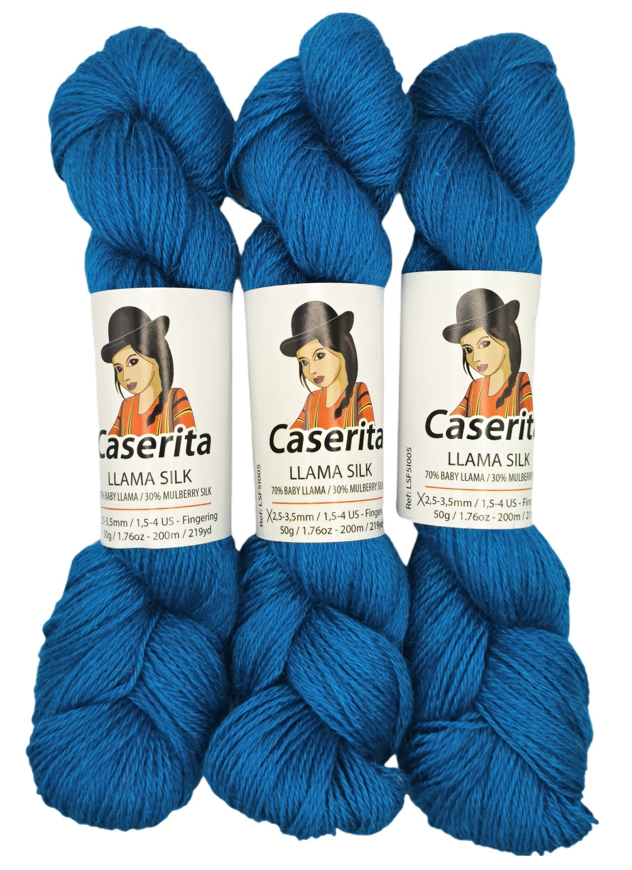 Azul oceano - Baby llama y Seda - 50 gr./200 m.