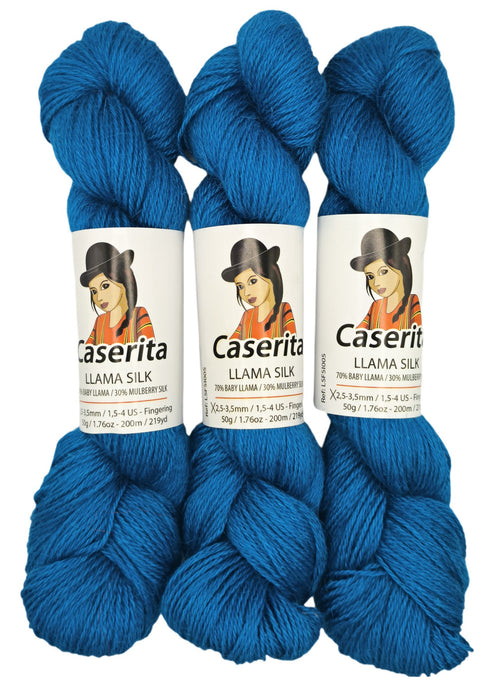 Azul oceano - Baby llama y Seda - 50 gr./200 m.