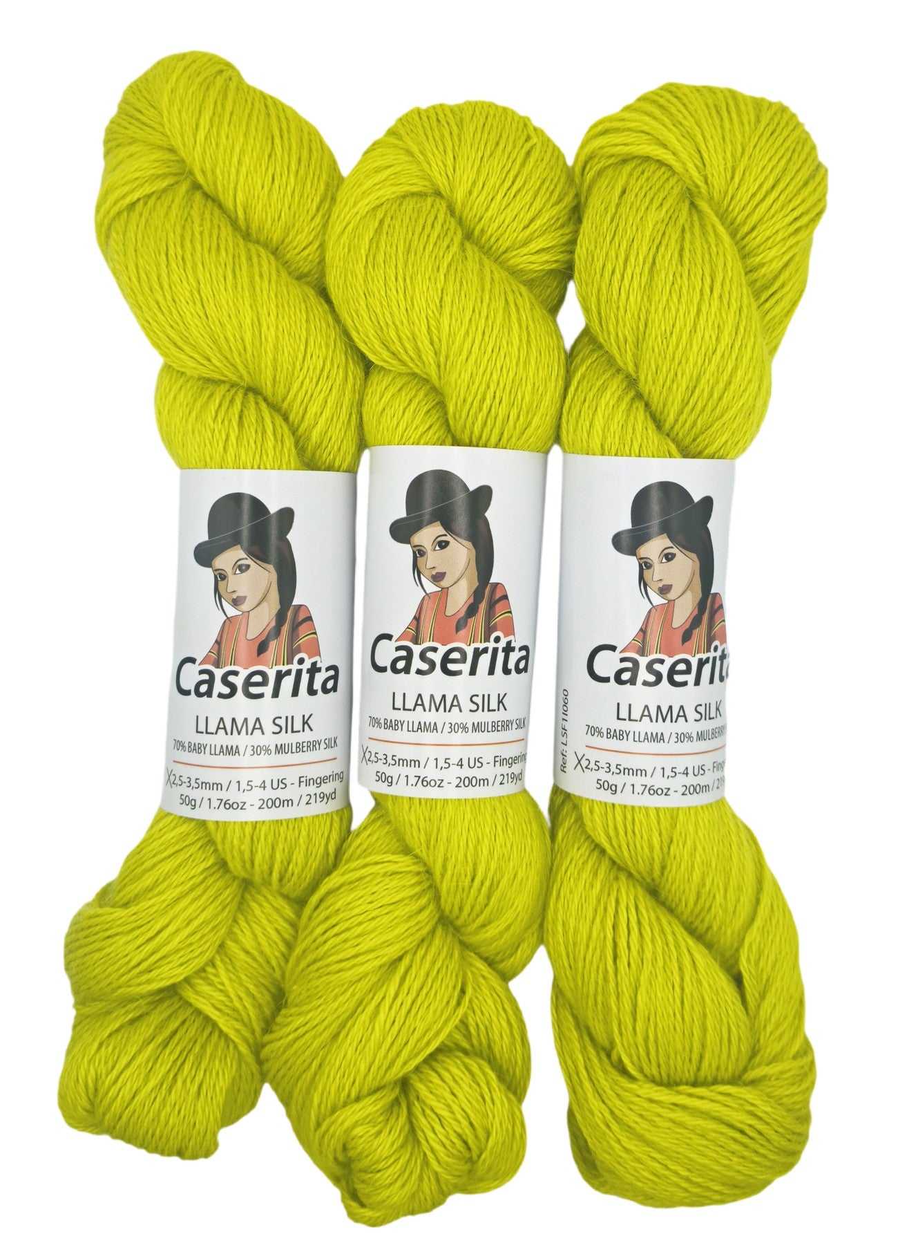 Amarillo fluo - Baby llama y Seda - 50 gr./200 m.